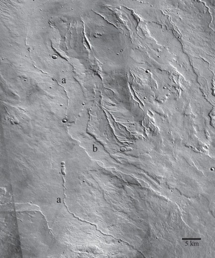 mars lava tubes