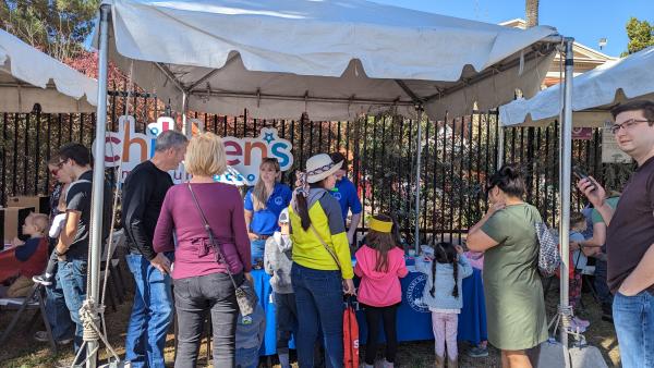 PSI table at Family SCIFest 2023